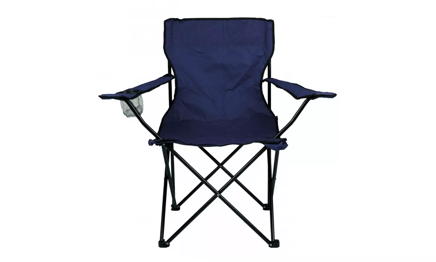 Sedia pieghevole con portabicchieri