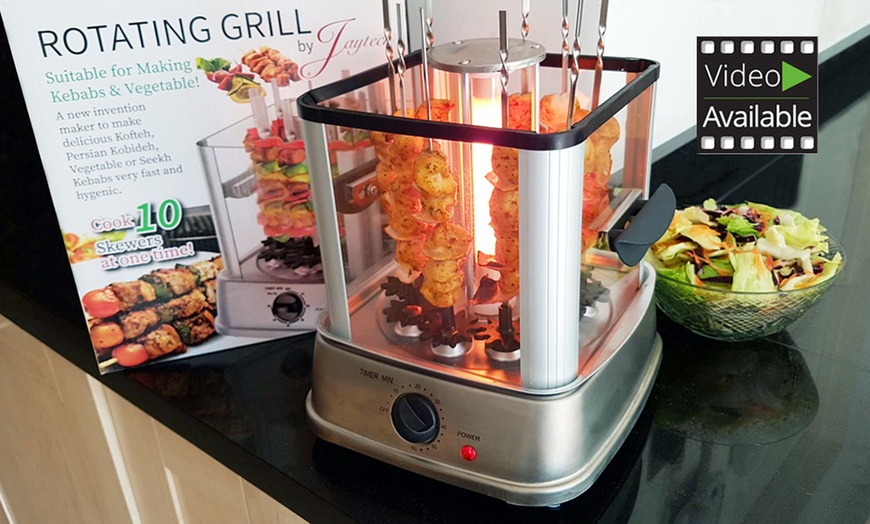 Image 1: Rotating Grills for Kebabs