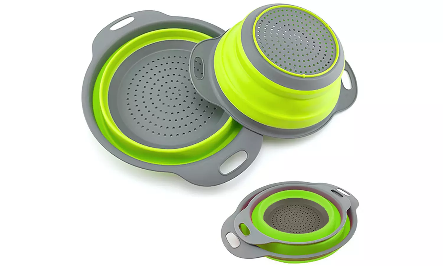 1 of 2 opvouwbare vergieten