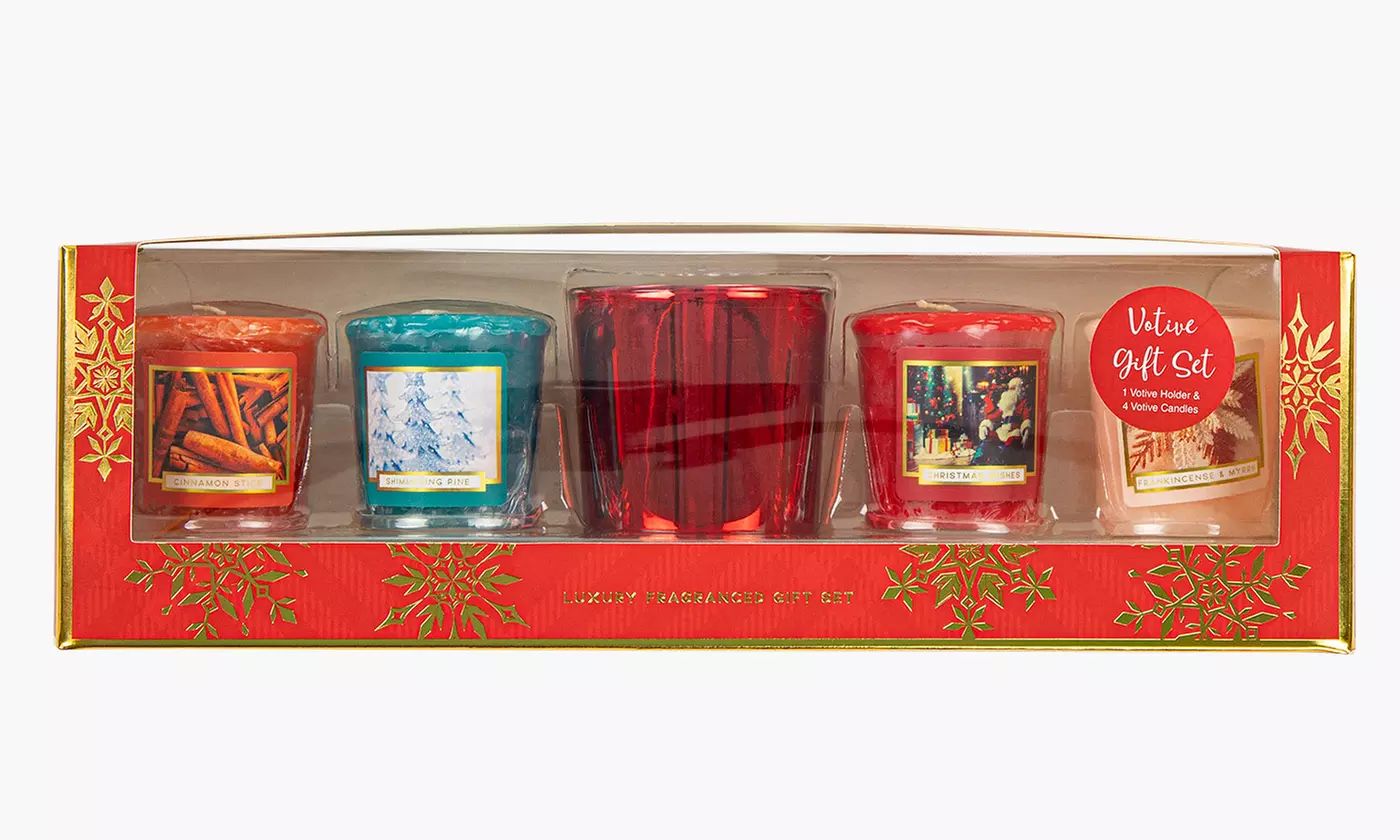 Jusqu'à 4 coffrets cadeau bougies votives - Primary Image