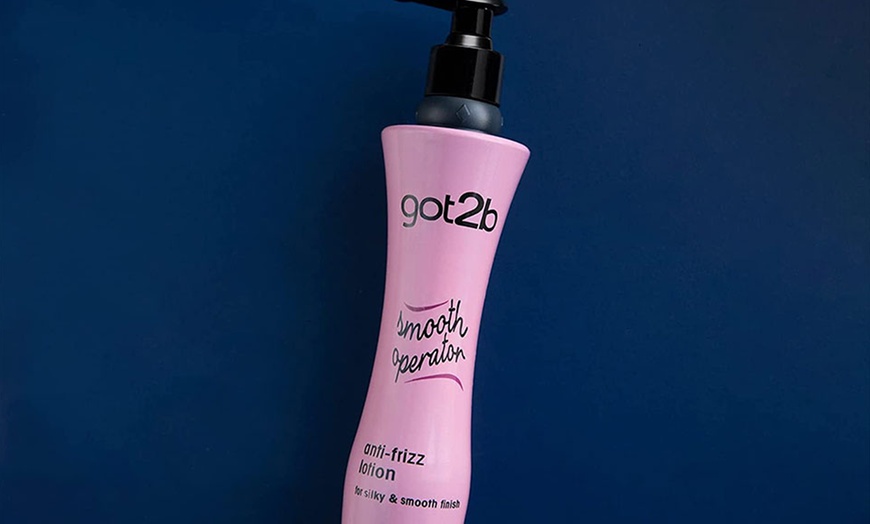 Image 2: One, Two or Three Schwarzkopf Got2b Anti-Frizz Hair Lotions 200ml