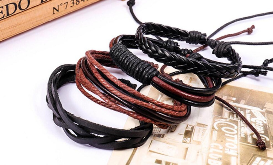 Image 2: Men's Bracelet Set