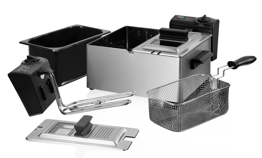 Image 4: Tower Dual Deep Fat Fryer