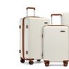 Image 19: One or Three Minimalist Design Hard Shell Luggage Set with TSA Lock 