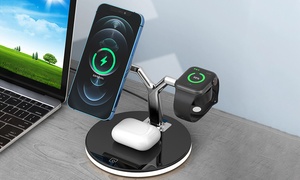 Three-in-One Magnetic Wireless Charger