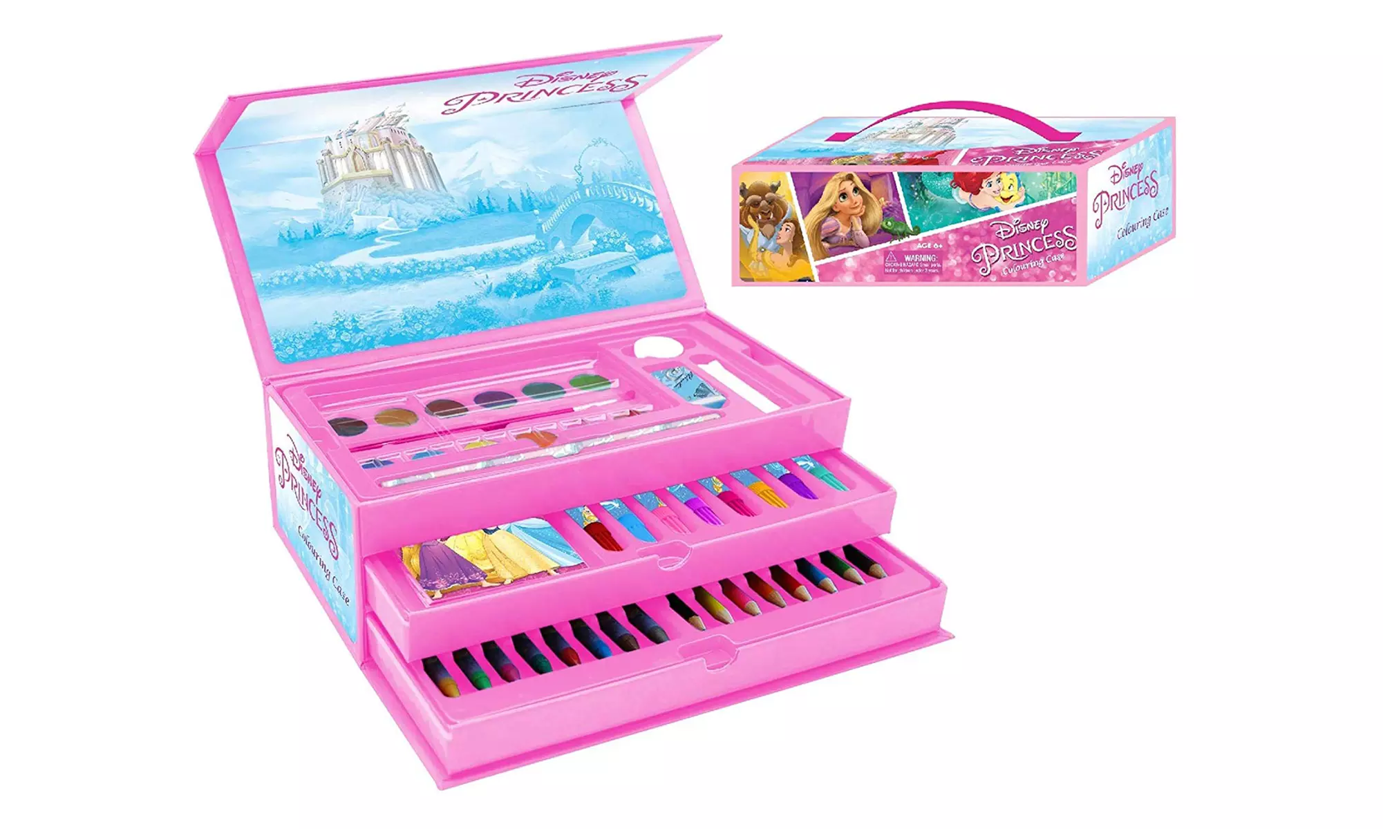 Grande Malette de dessin 52 pièces LOL, Reine des Neiges ou Princesses Disney - Second Medium