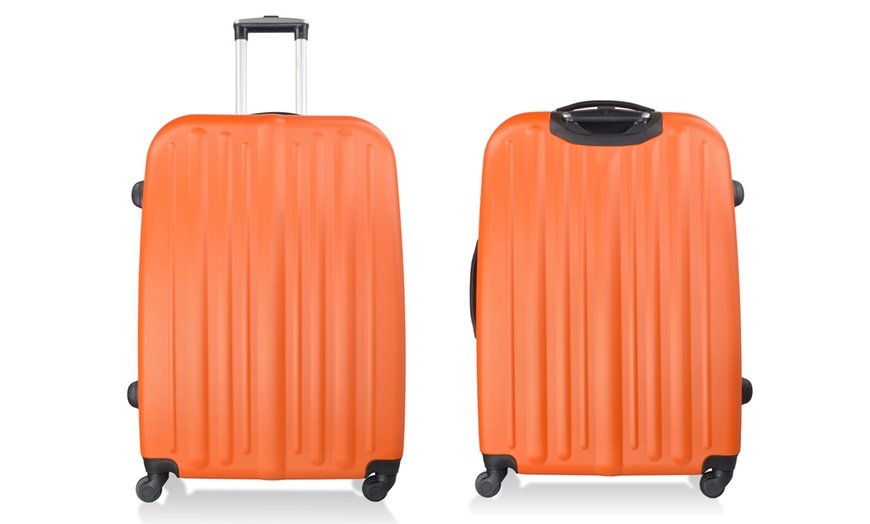 Image 14: Set of Three ABS Suitcases