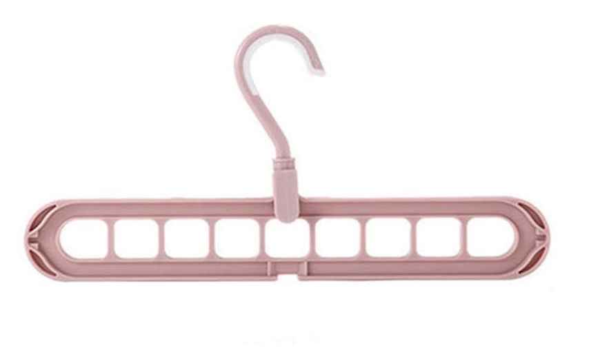 Image 8: Nine-Hole Foldable Hanger