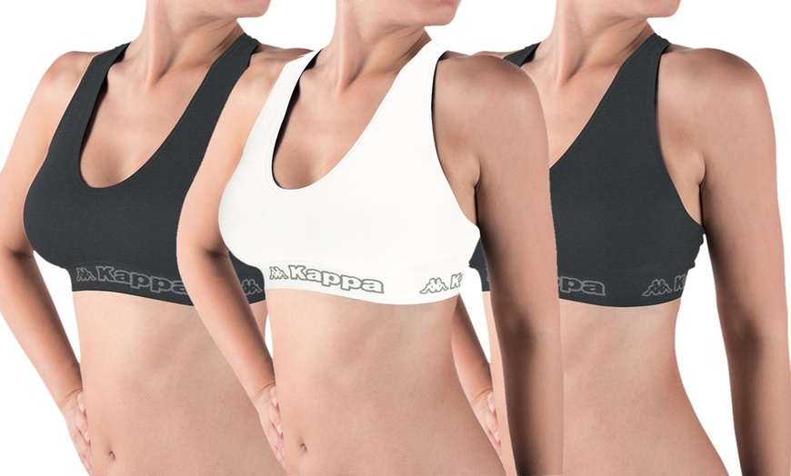 Image 9: 2, 3 o 6 reggiseni sportivi da donna Kappa