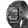 Image 2: Smart Watch with LED Flashlight for Men
