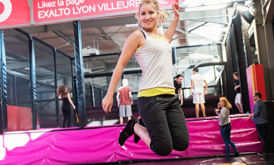 Image 4: Session de trampoline et Funclimb avec Exalto