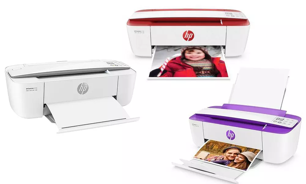 HP DeskJet 3755 All-in-One Printer (Refurbished)(Various Color Options) - Primary Image