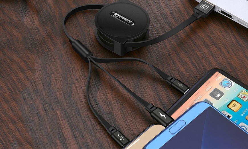 Image 2: 3-in-1 USB Charging Cable