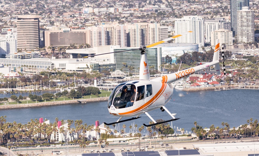 Image 2: Pilot Experience in an R22 or R44 Helicopter