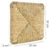 Image 10: 2 o 4 asientos de repuesto de paja natural para silla