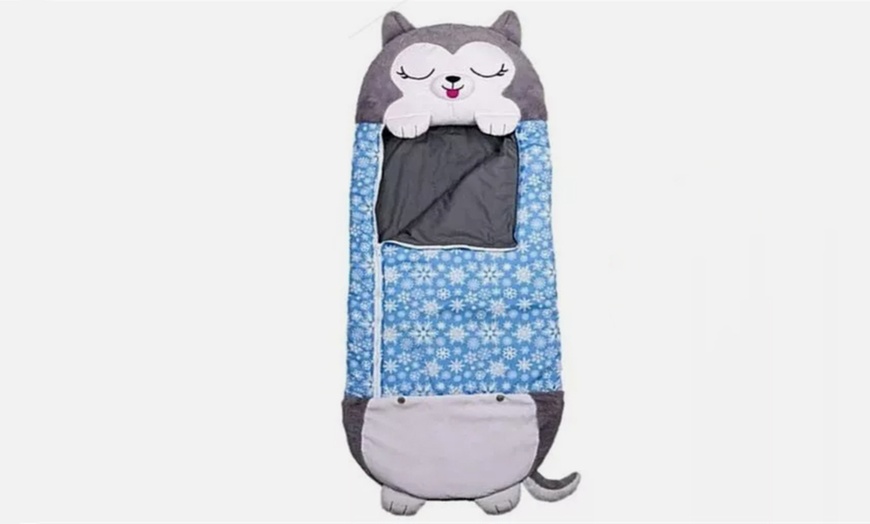 Image 9: Kid's Cartoon Sleep Sack Pillow