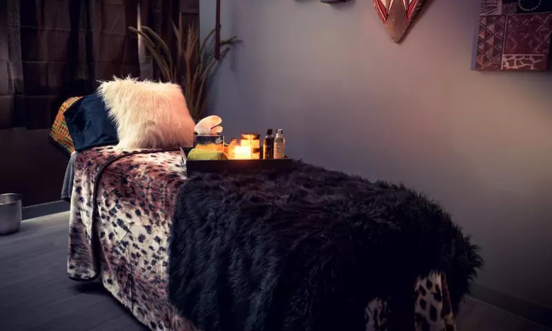 Massage with Shea Butter, Pedicure, or Body Scrub and Clay Body Mask at Safari Spa Ltd. (Up to 53% Off) - Primary Image