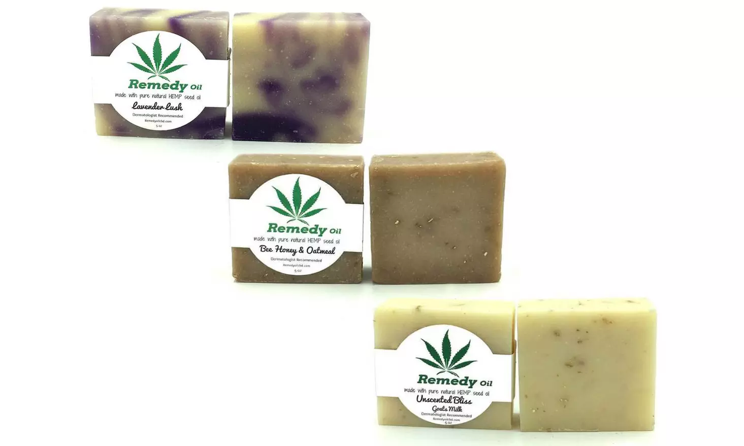 Hemp Seed Oil Soap Bar from Remedy Oil (5 Oz.) - Primary Image