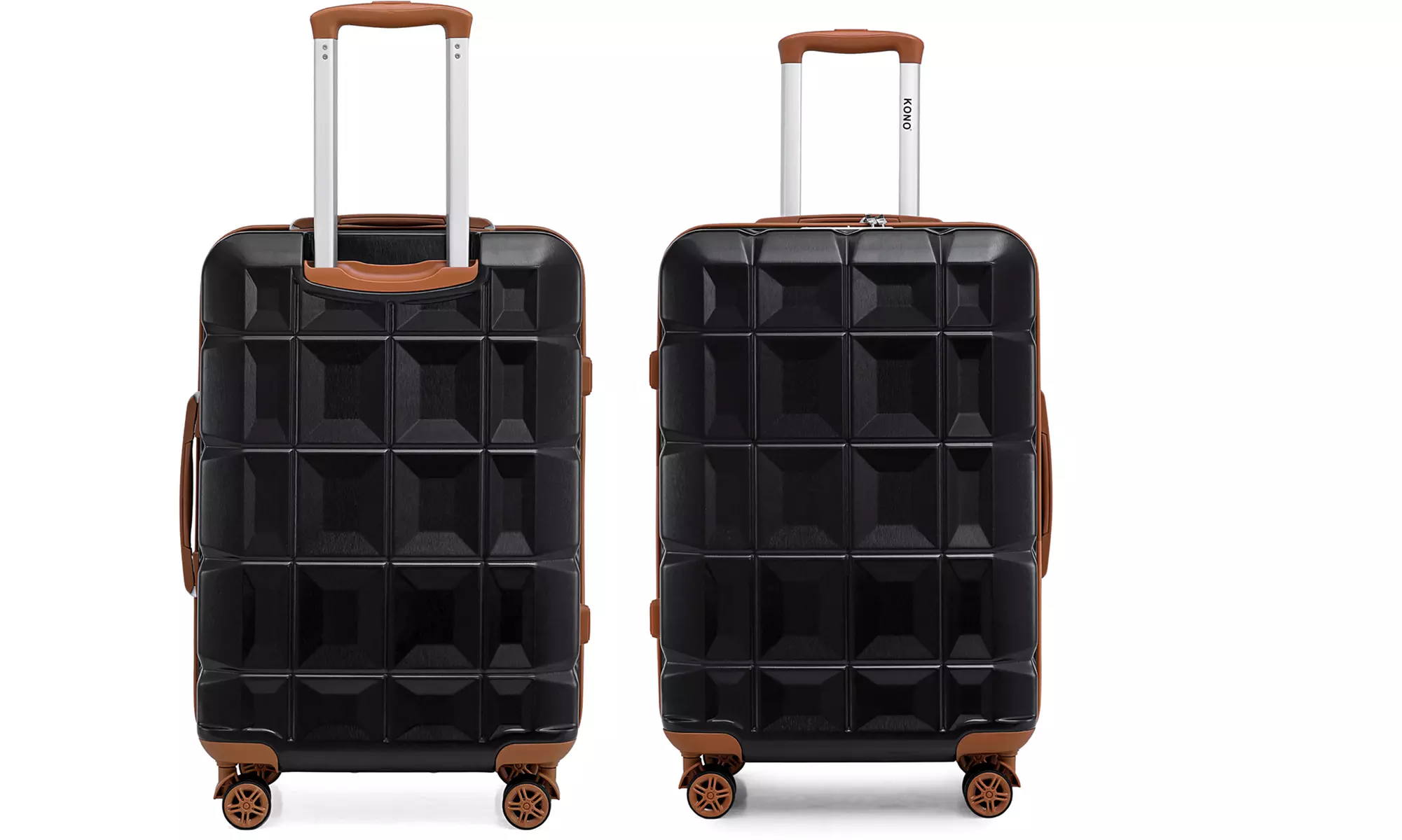 Valise ABS anti-rayures, poignée télescopique et serrure TSA