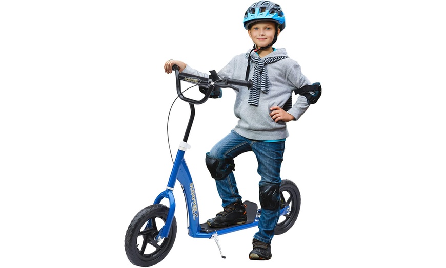 Image 2: HomCom Teen Push Scooter for Kids'