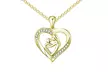 One, Two or Three Philip Jones Mother and Child Necklaces with Crystals from Zircondia® - Second Medium