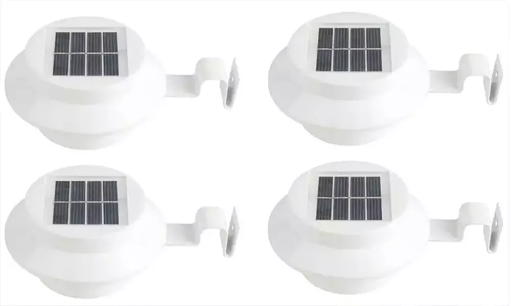 2x, 4x oder 8x Solar-Dachrinnenleuchten