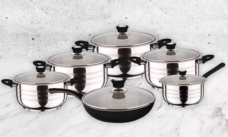 Image 6: Swiss Home 12-Piece Cookware Set