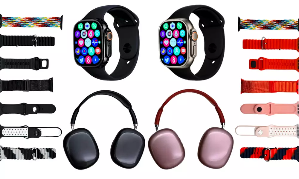 2-in-1 Set Bluetooth-Kopfhörer & Smartwatch