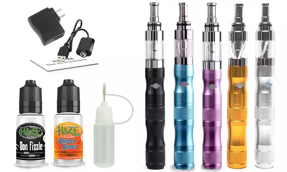 Zebra Smoke Multi-Voltage Vaporizer Mod Kit with E-Juice (5-Piece) - Primary Image