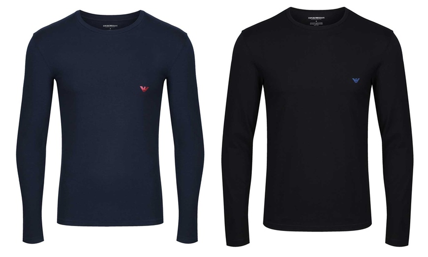 Image 1: Armani Long Sleeve T-Shirt