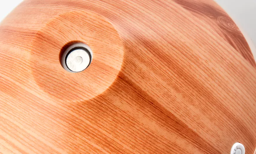Image 6: Humidificador Led y difusor aromático de madera