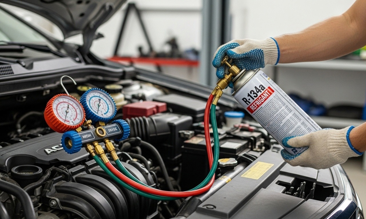 Air Conditioning Diagnostic & EVAC & Recharge Freon R-134A / R-1234YF