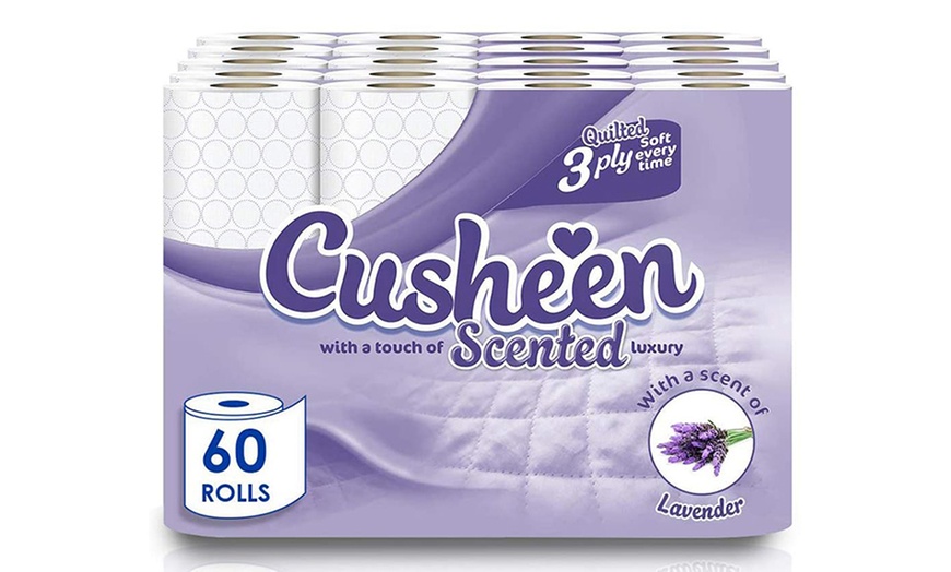 Image 5: 60 or 120 Rolls of Cusheen Quilted Lavender