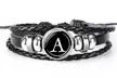 Bracelet tressés en faux cuir personnalisable pour homme - Image 2
