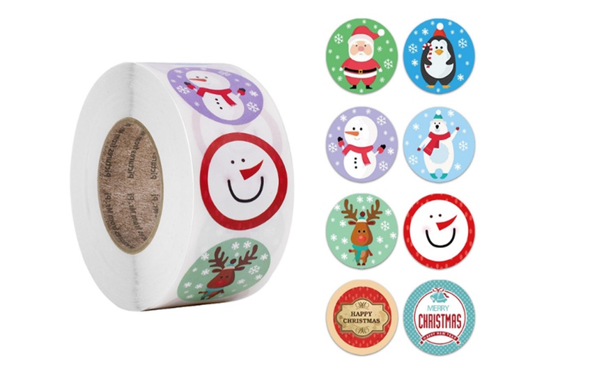 Image 5: Merry Christmas Sticker Roll