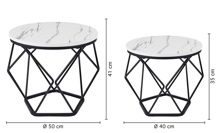 Image 4: Set van 2 bijzettafels