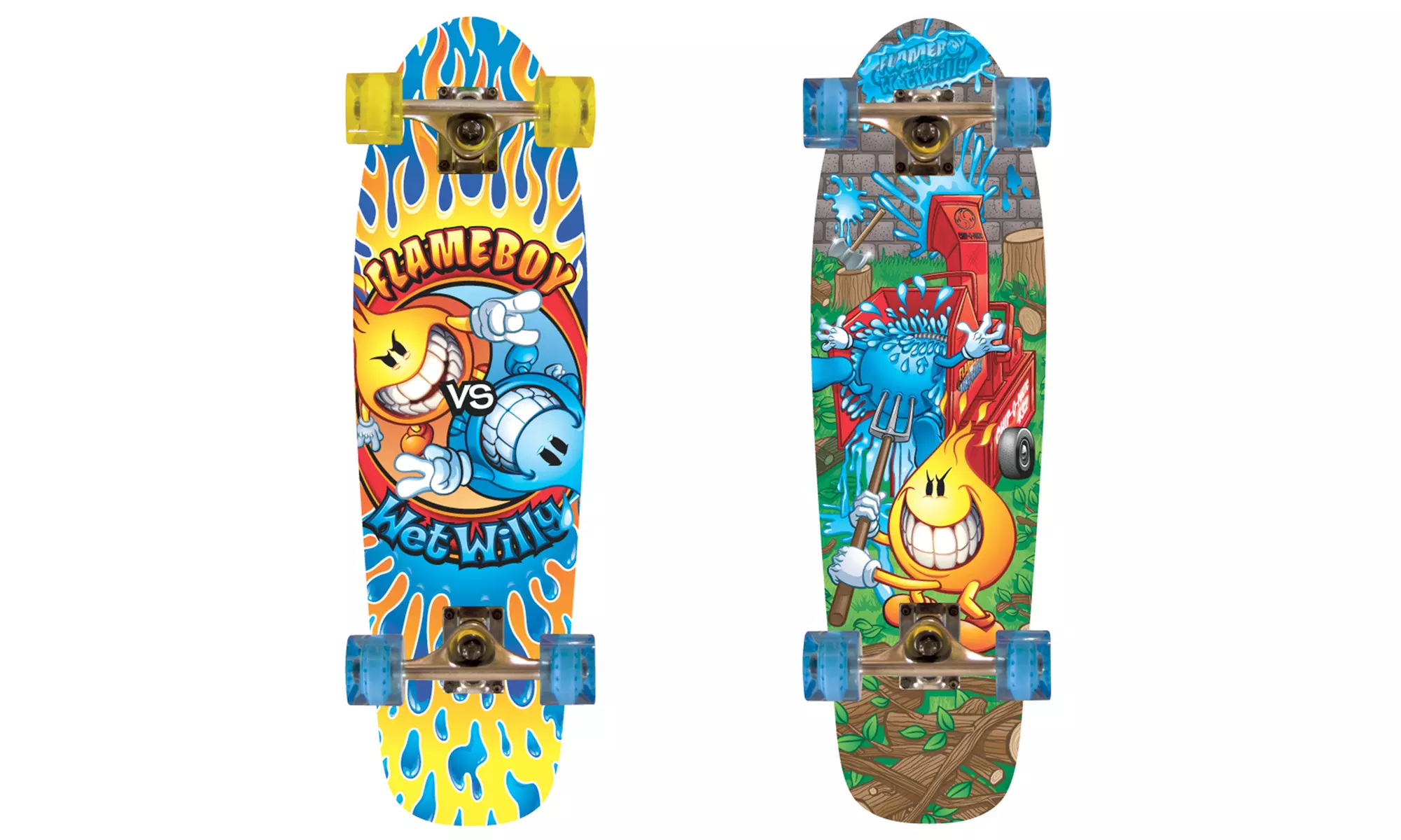 Flameboy vs. Wet Willy Skateboards  - Primary Image