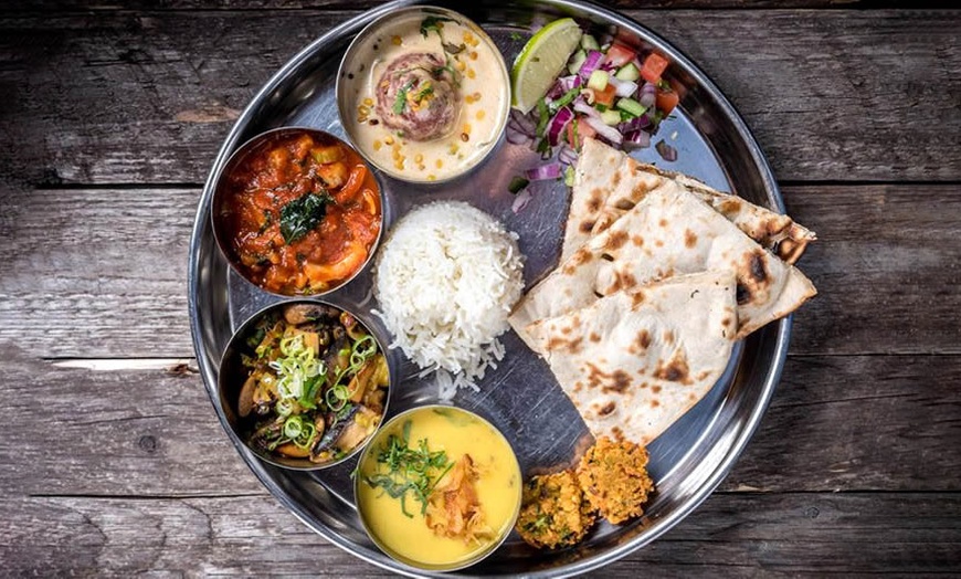 Image 2: Thali at Desi Chaatwala