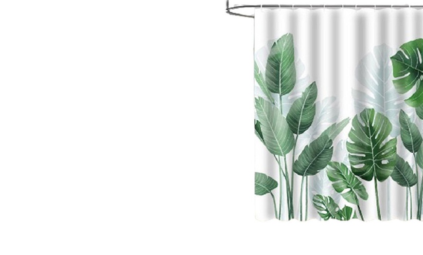 Image 2: Water-resistant Shower Curtain