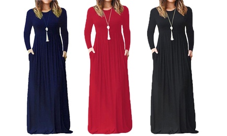 1 o 2 abiti lunghi da donna disponibili in 3 colori e 3 taglie