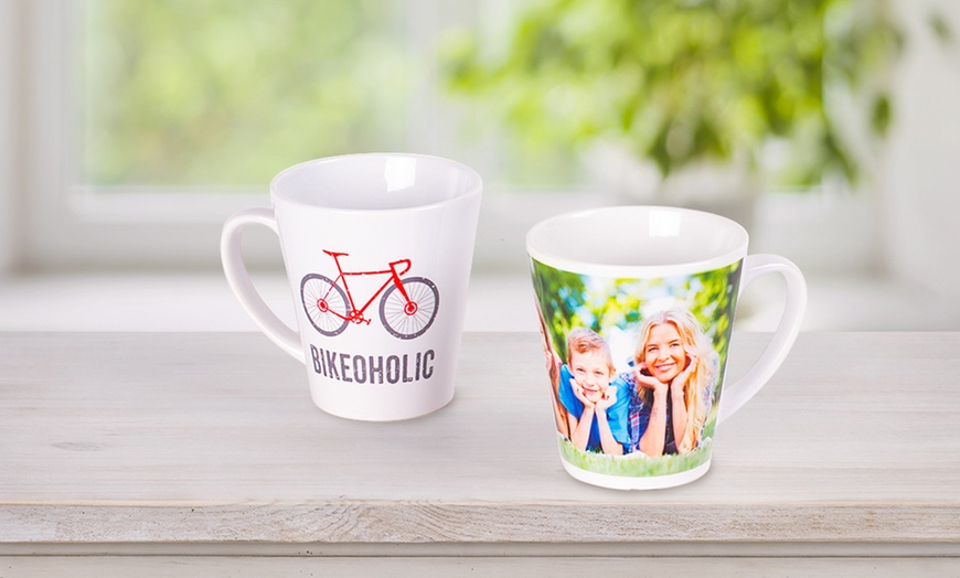 Image 2: Mugs photo personnalisés - Latte, Colorés ou Magic, avec Colorland