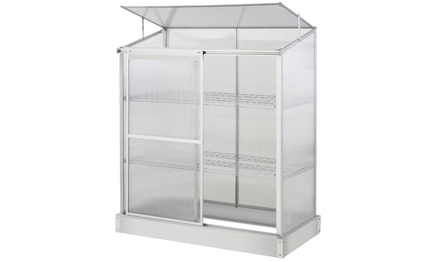 Image 19: Outsunny Polycarbonate Greenhouse