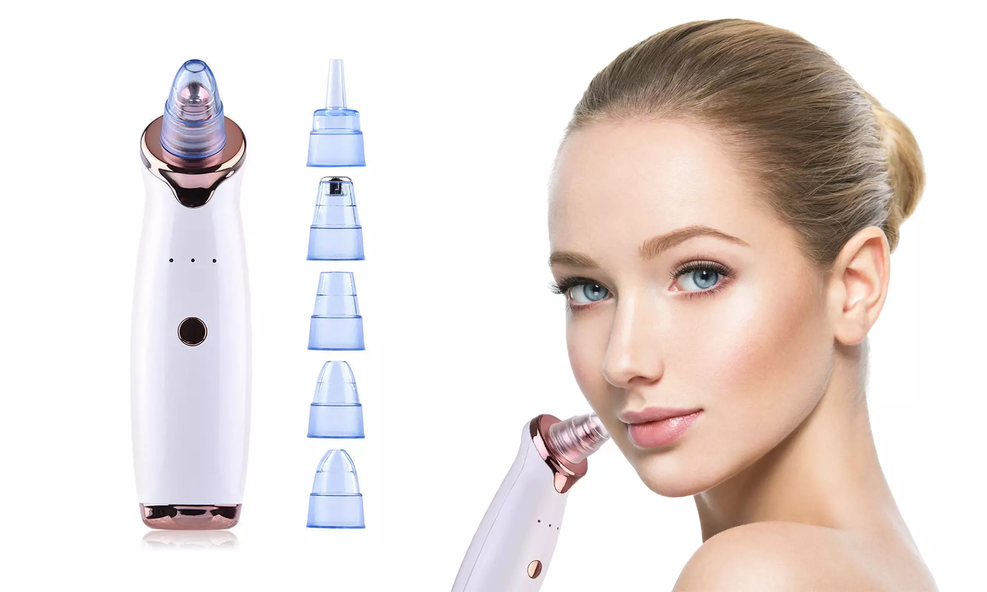 Electric Facial Pore Cleanser and Blackhead Vacuum (7-Pc Set) - Primary Image
