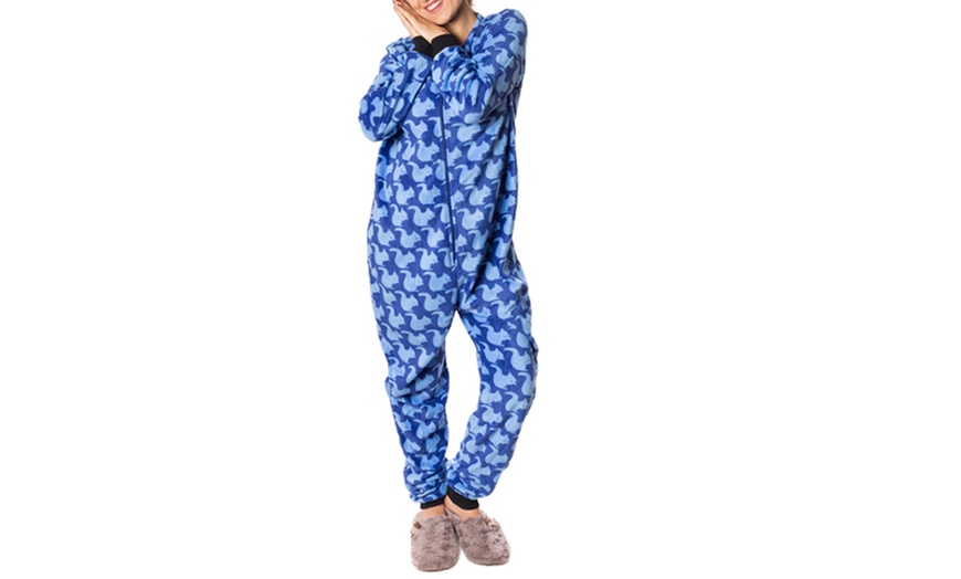 Image 7: Women's Fleece Onesie