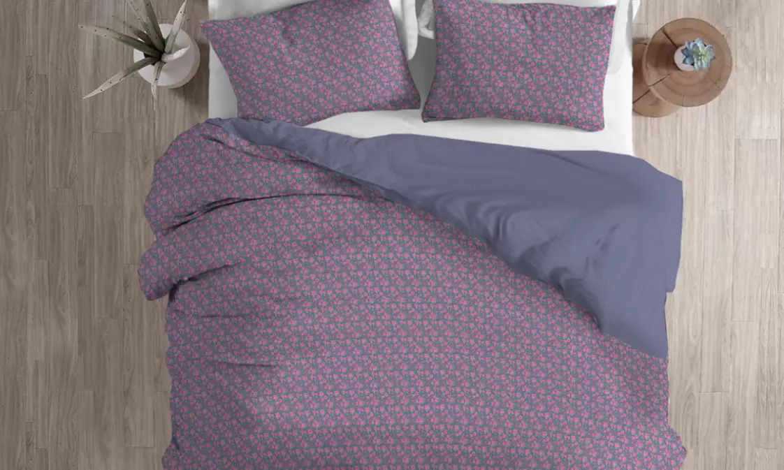 Copripiumini invernali linea 3027 fantasie pois, fiorate