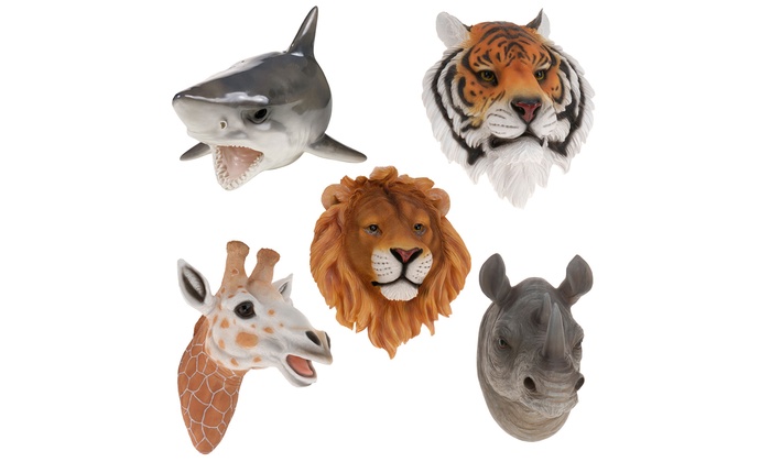 Decorative Animal Heads Groupon Goods