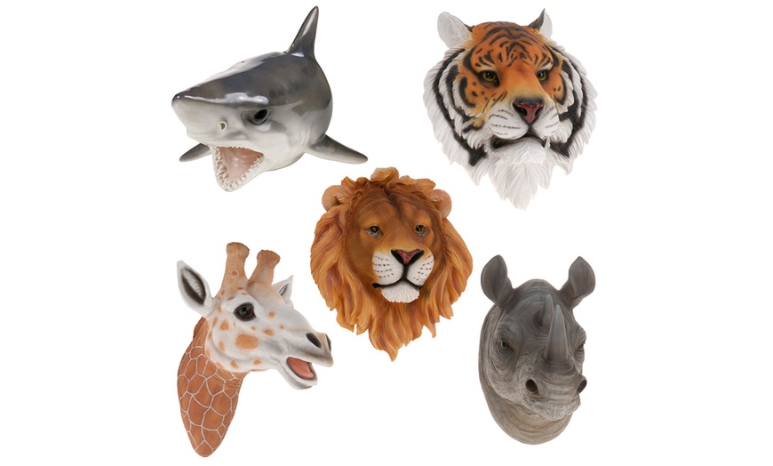 Image 1: Decorative Animal Heads