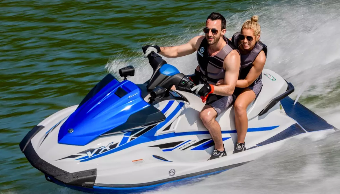 Jet Ski or Tritoon Boat Rental at Myrtle Beach Watersports (Up to 20% Off). Three Options Available. - Primary Image