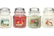 Lot de 3 ou 4 bougies Yankee Candle en pots, taille moyenne - Second Medium