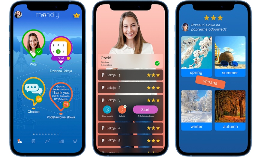 Image 2: Dostęp Premium do wszystkich języków z aplikacją Mondly